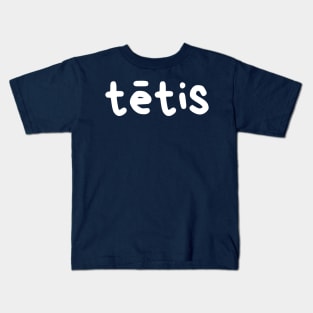 Superīgs Cool Tētis Dad latviski Kids T-Shirt